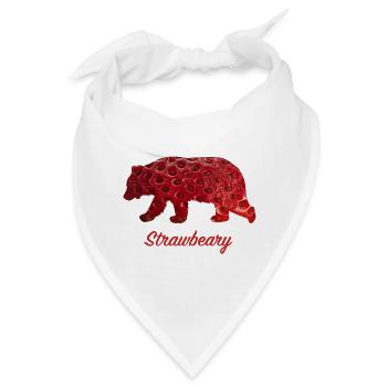 Strawbeary - Bandana - Weiß - Vorne