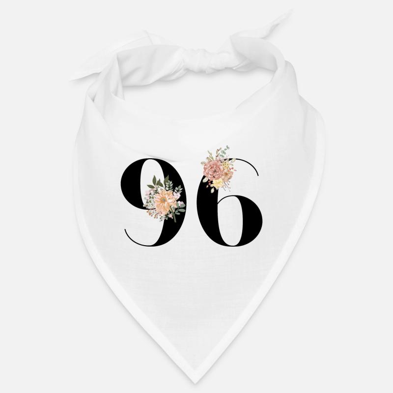 96e anniversaire fleuris (Cadeau de 96 ans) Bandana