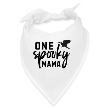 One Spooky Mama - Bandana - Weiß - Vorne