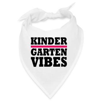 kindergarten vibes - Bandana - Weiß - Vorne