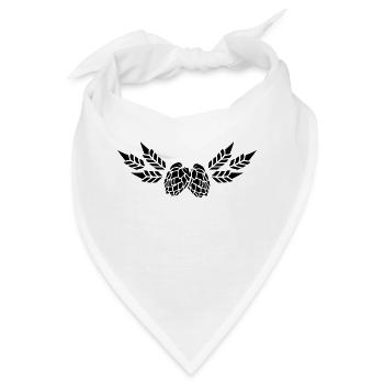 Hopfen und Malz (1c) - Bandana - Weiß - Vorne