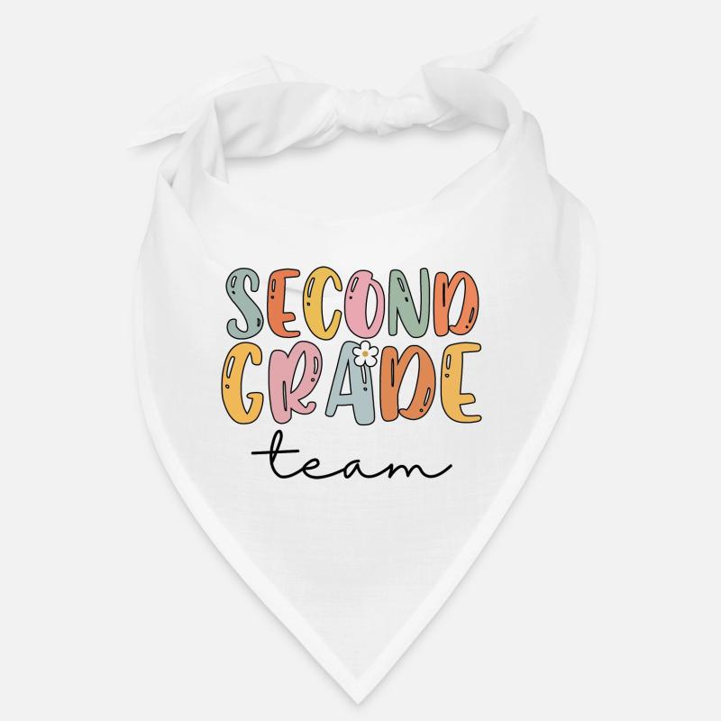 Team Second Grade 2nd Grade School Teacher Gift Bandana