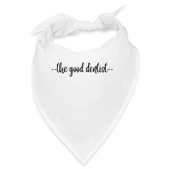 Der richtige Zahnarzt - Bandana - Weiß - Vorne