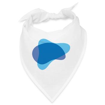 Farbkleckse Kleckse Farbspritzer Maler Geschenk - Bandana - Weiß - Vorne