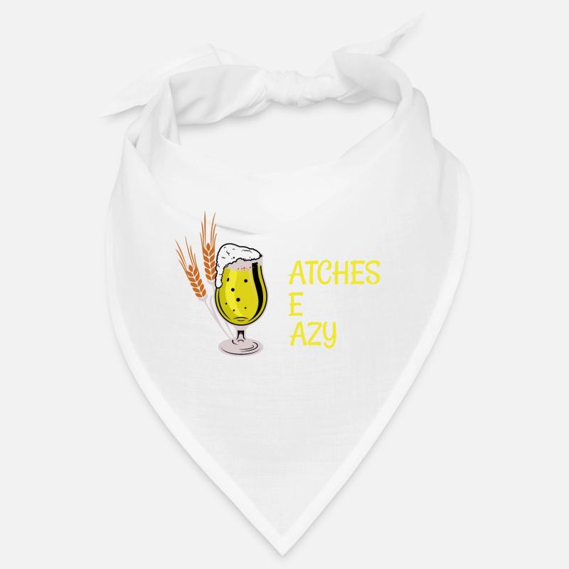 Batches be Hazy Biertrinker Bier brauen Bierglas Bandana