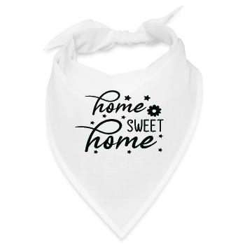 Home sweet Home - Bandana - Weiß - Vorne