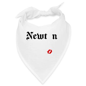 Isaac Newton - Bandana - Weiß - Vorne