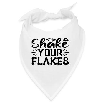 Shake your Flakes - Bandana - Weiß - Vorne