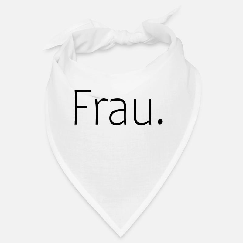 Frau. Bandana