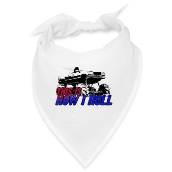 SO ROLLE ICH - Bandana - Weiß - Vorne