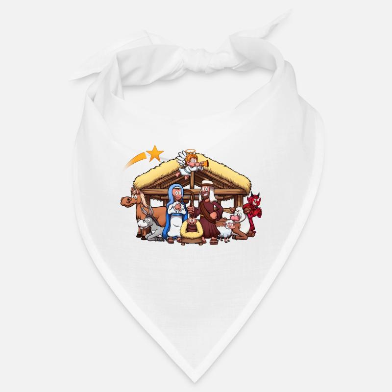 Krippe - Bandana - Weiß