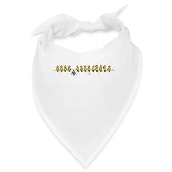 Bat birds - Bandana - Weiß - Vorne