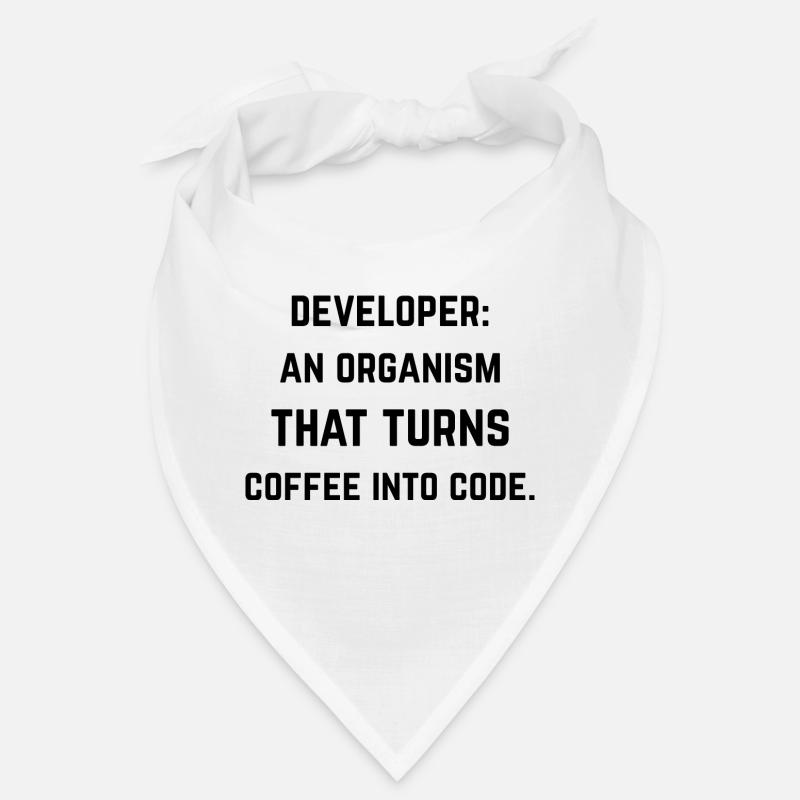 développeur organisme transformant le café en code Bandana
