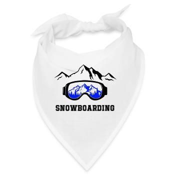 Snowboarding - Bandana - Weiß - Vorne