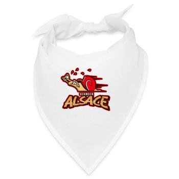 Elsass Schneck - Bandana - Weiß - Vorne