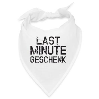Last Minute Geschenk - Bandana - Weiß - Vorne