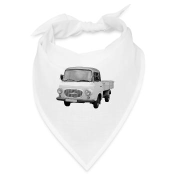 Barkas B1000 Lkw Transporter DDR Ostalgie Oldtimer - Bandana - Weiß - Vorne