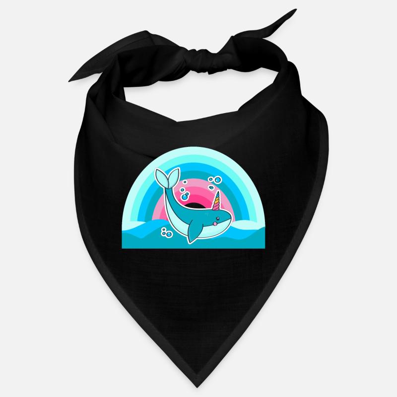 Kidcore Regenbogen Wal Einhorn Wellen Geschenk Bandana
