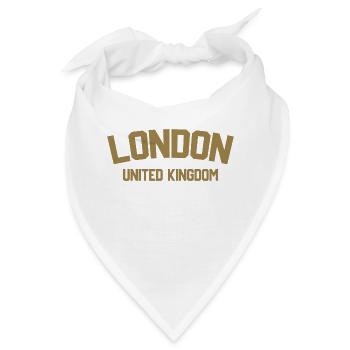 London, Vereinigtes Königreich - Bandana - Weiß - Vorne