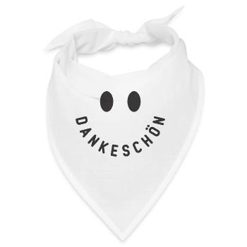 Dankeschön - Bandana - Weiß - Vorne