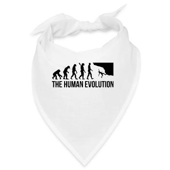 Evolution Graphic Climbing Climber Bouldering Boul - Bandana - Weiß - Vorne