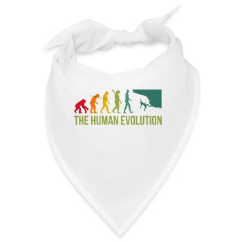 Evolution Graphic Climbing Climber Bouldering Boul - Bandana - Weiß - Vorne