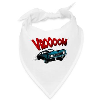 Muscle-Car - Bandana - Weiß - Vorne