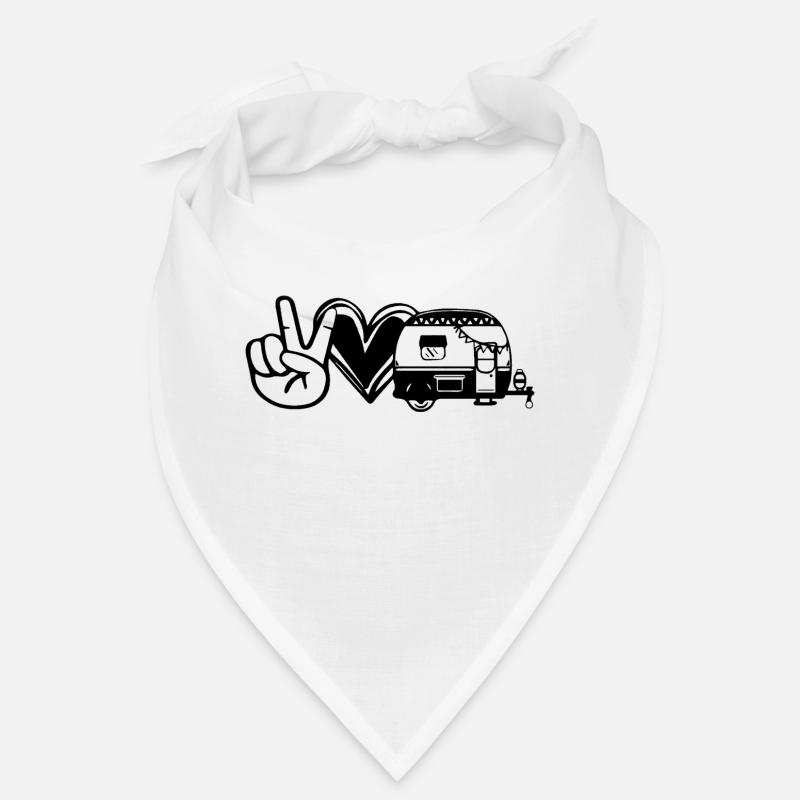 Camping - Bandana - Weiß