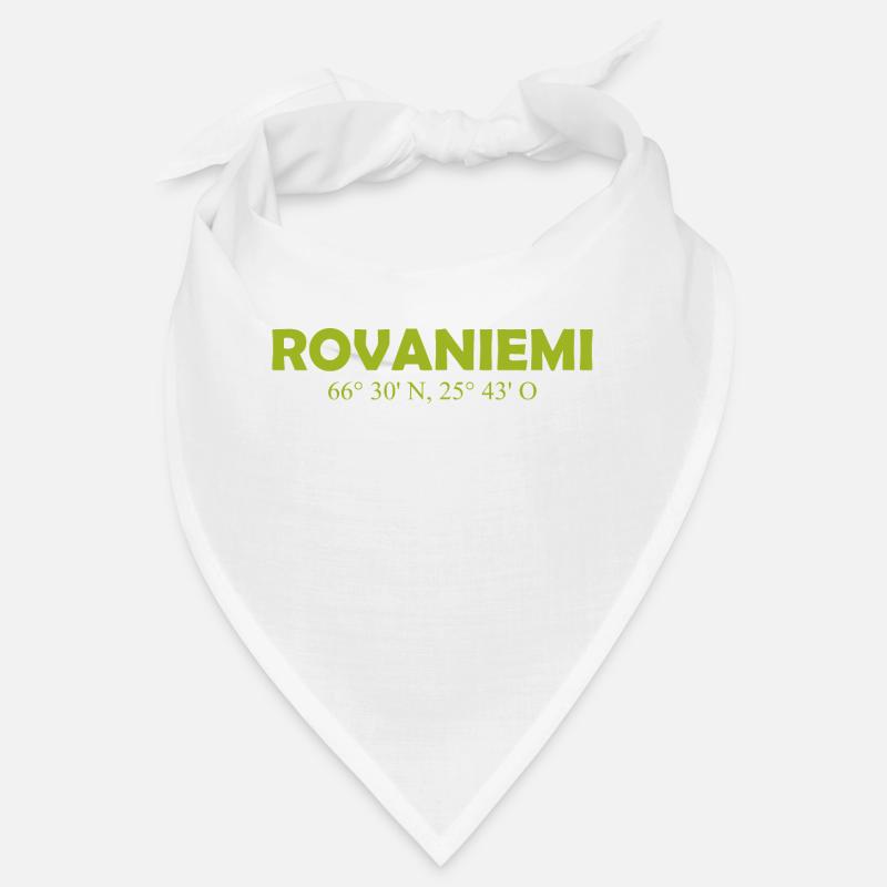 Rovaniemi - Finland - Coordinates - Longitude Bandana