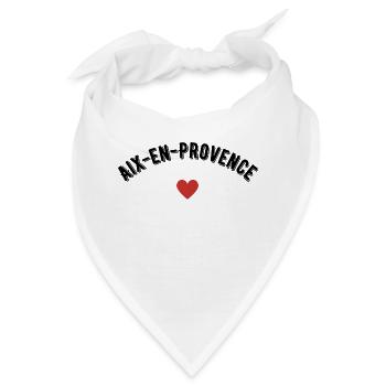 Aix en Provence - Bandana - Weiß - Vorne