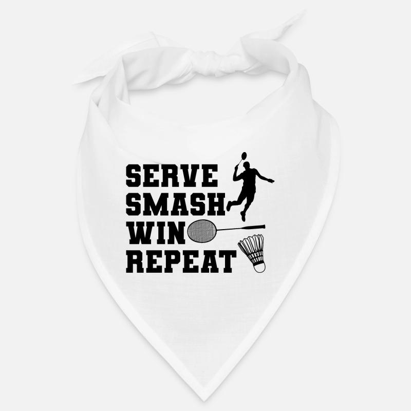 Serve Smash Win Repeat Bandana