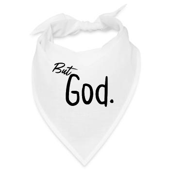 Aber Gott - Bandana - Weiß - Vorne