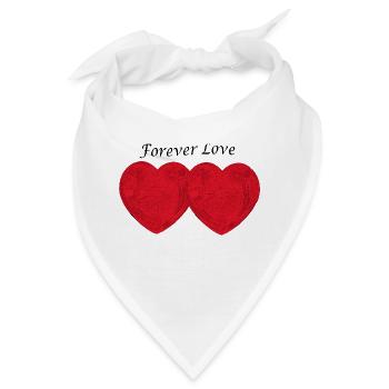 Forever Love - Bandana - Weiß - Vorne