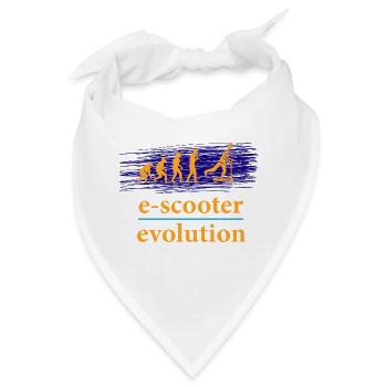 E-Scooter E-Roller Scooter - Bandana - Weiß - Vorne