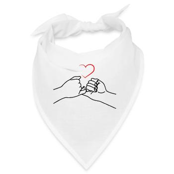 Love Collection - Bandana - Weiß - Vorne