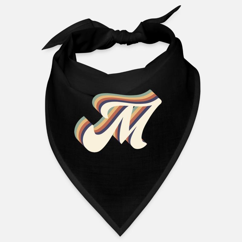 lettre m Bandana