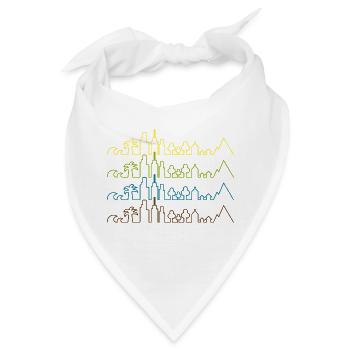 Spanien - Bandana - Weiß - Vorne