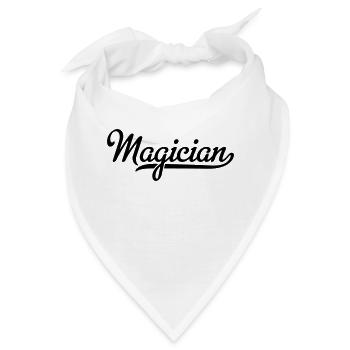 Zauberer - Bandana - Weiß - Vorne