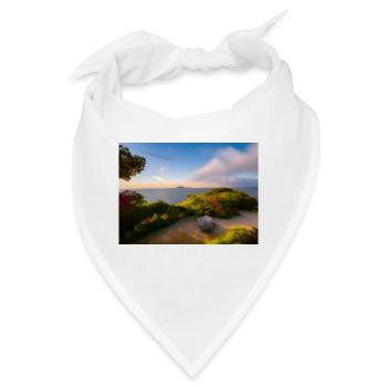 Wandern in den Dünen am Meer - Bandana - Weiß - Vorne