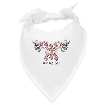 AMAZIGH ZYMBOLE BERBERE Z IMAZIGHEN KABYLE JEWEL - Bandana - Weiß - Vorne