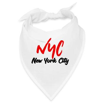 New York City - Bandana - Weiß - Vorne