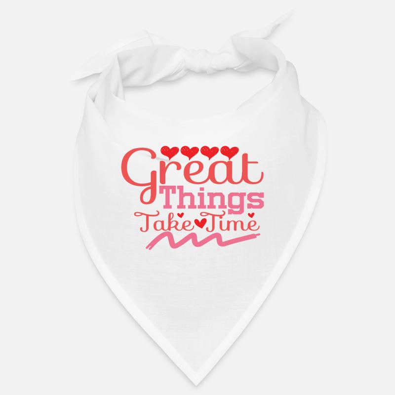 Great Things Take Time Bandana