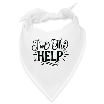 I´m The Help - Bandana - Weiß - Vorne