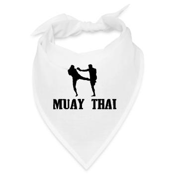 muay thai - Bandana - Weiß - Vorne