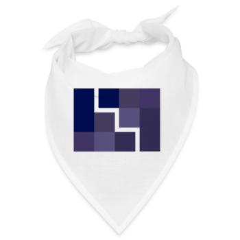 Geometrisch - Bandana - Weiß - Vorne