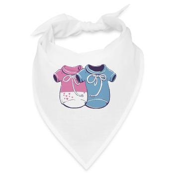 Baby-Outfits - Bandana - Weiß - Vorne