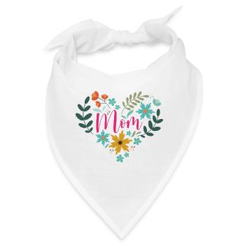Beste Mutter aller Zeiten - Bandana - Weiß - Vorne