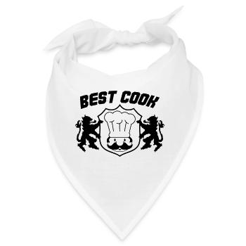 best cook - Bandana - Weiß - Vorne