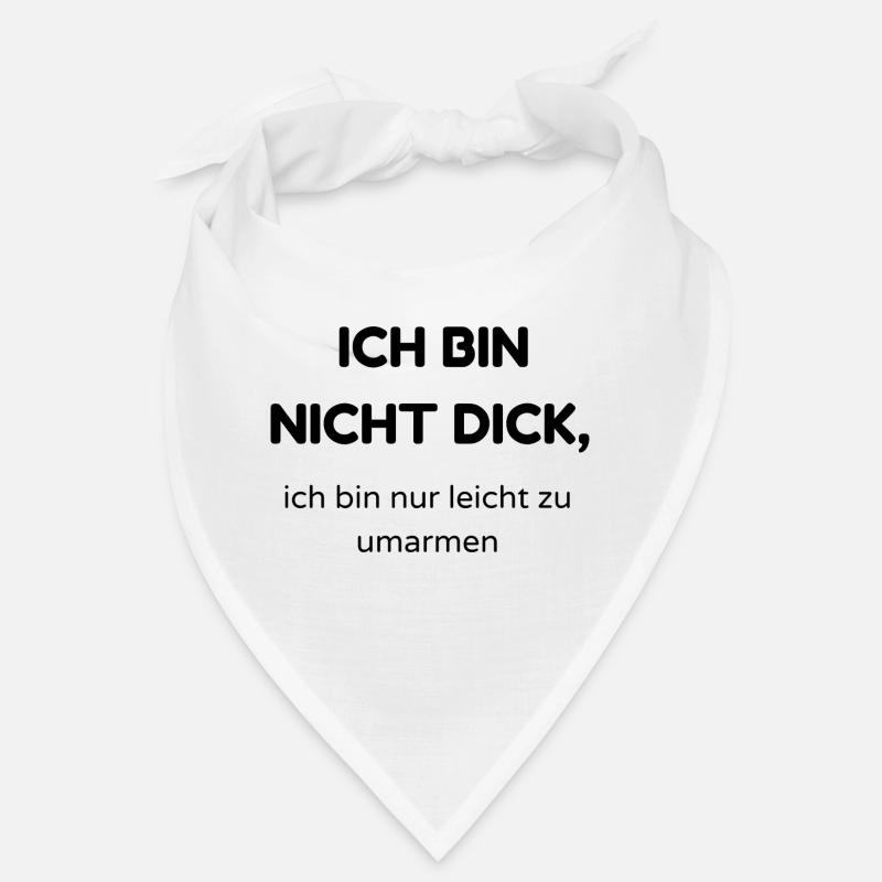 Ich bin nicht dick Bandana