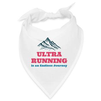 Ultra Running ist ein endloser Journe - Bandana - Weiß - Vorne